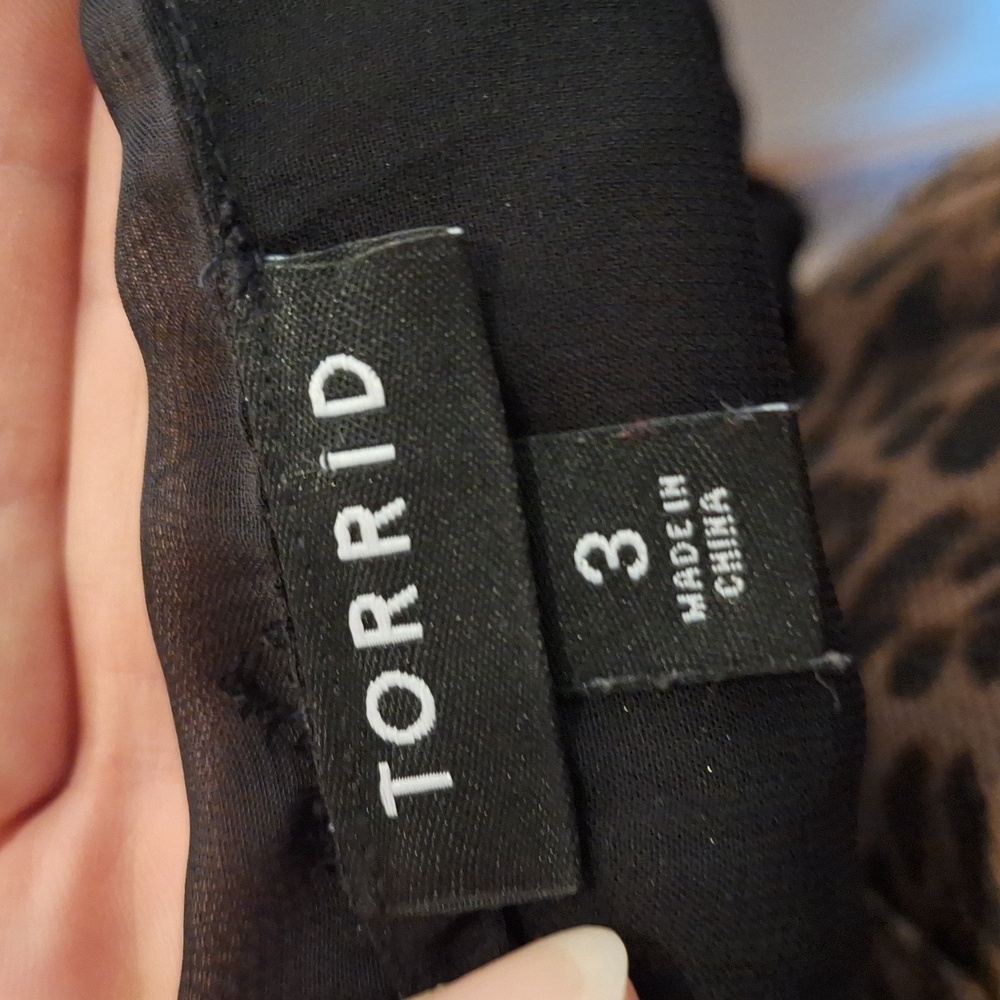 Torrid Clip Star Surplice Ruffle Mini Dress Black Goth Cocktail Chic Plus Size 3 - Picture 5 of 12